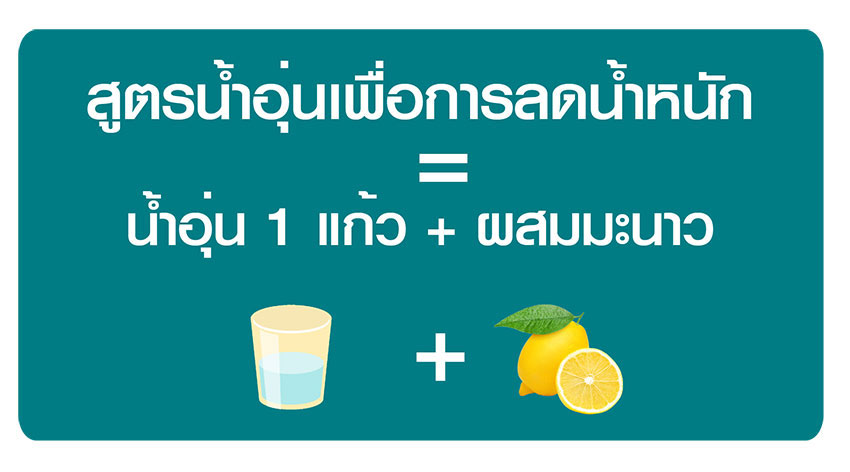 ดื่มน้ำอุ่นหุ่นเพรียว