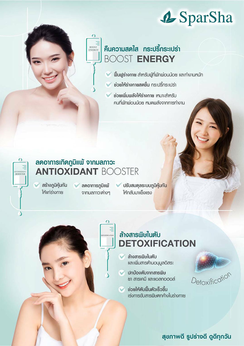 IV Drip ฟื้นฟูร่างกาย เสริมภูมิต้านทาน
